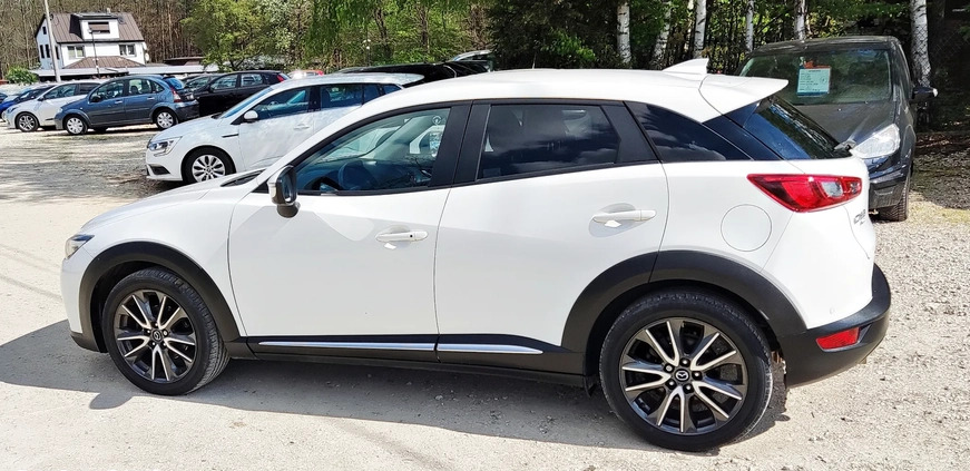 Mazda CX-3 cena 59850 przebieg: 64000, rok produkcji 2017 z Olecko małe 667